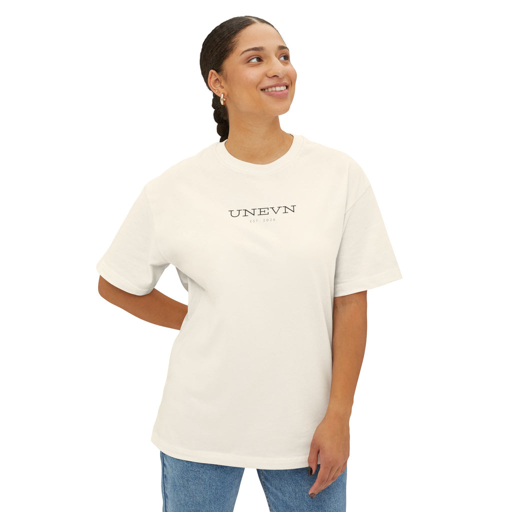 Basic. Unisex Oversized Boxy Tee