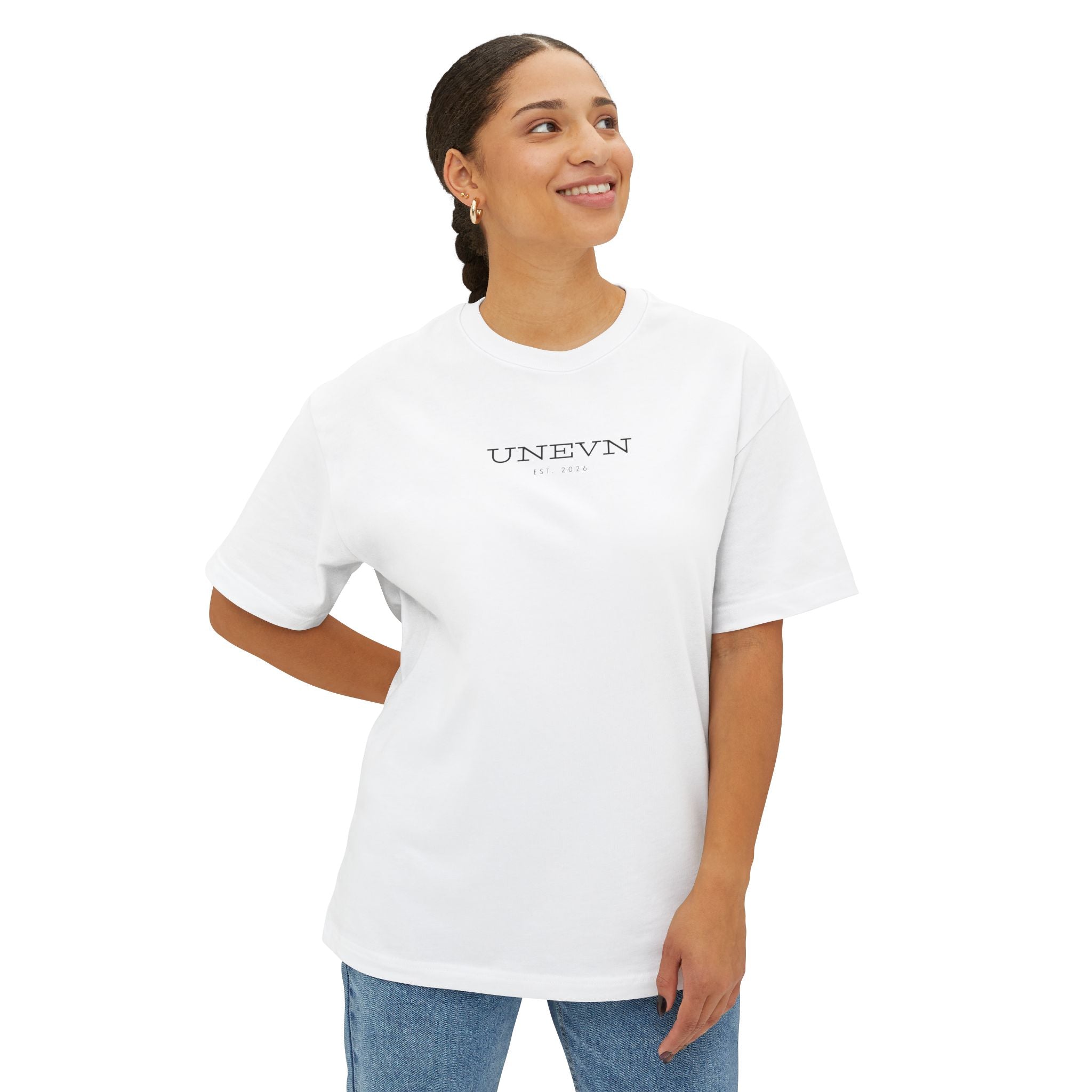 Basic. Unisex Oversized Boxy Tee
