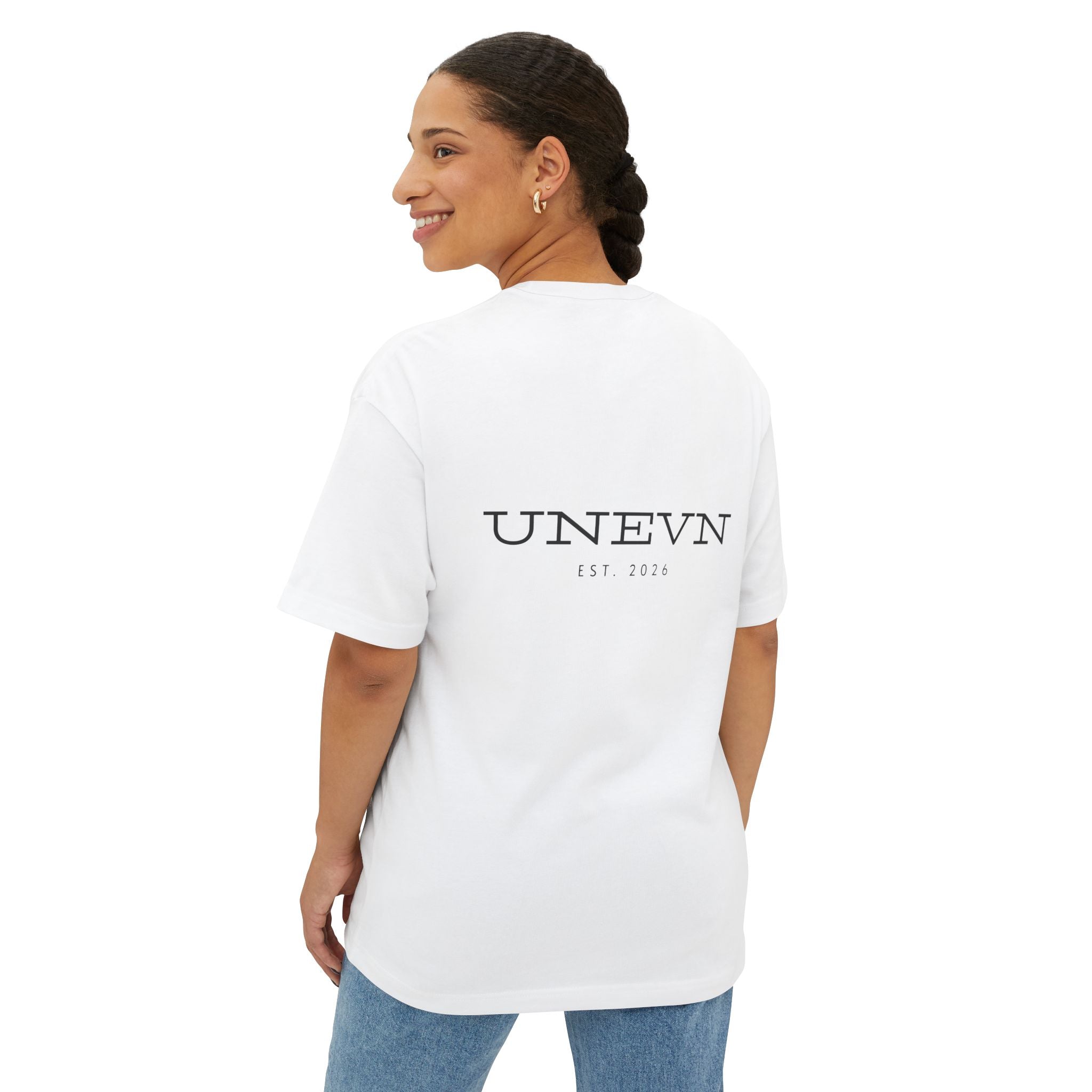 Basic. Unisex Oversized Boxy Tee